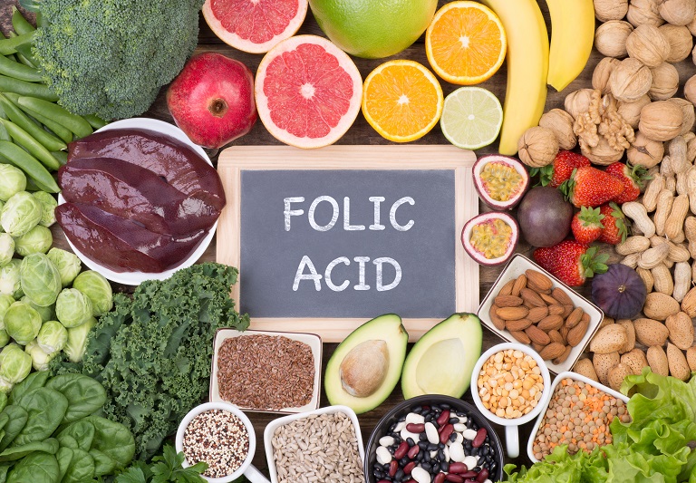 makanan yang banyak mengandung asam folat