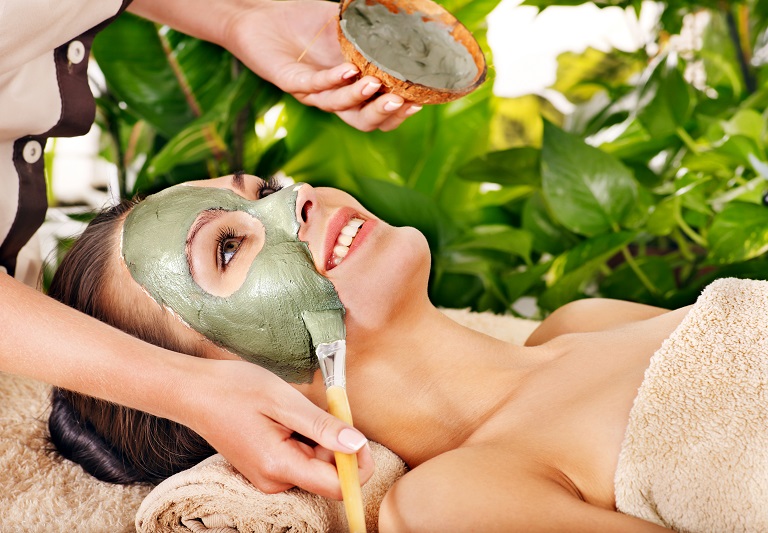cara memakai masker spirulina