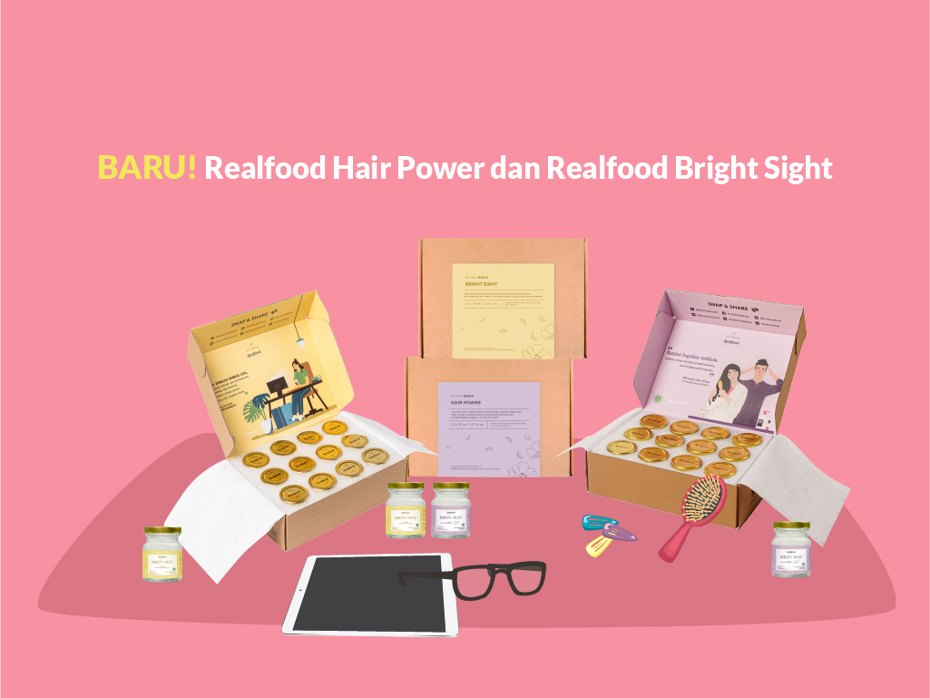 Realfood Bright Sight membantu menutrisi mata