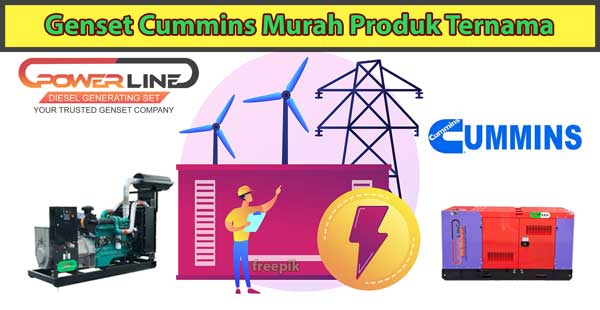 Genset Cummins Murah Produk Ternama Powerline
