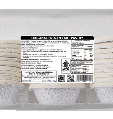 ORIGINAL FROZEN TART PASTRY 380x400